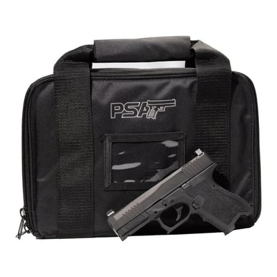 PSA Dagger Compact 9mm Pistol with Extreme Carry Cuts RMR Slide, & Ameriglo Lower 1/3 Co-Witness Sights, Black with PSA Soft Case - $299.99