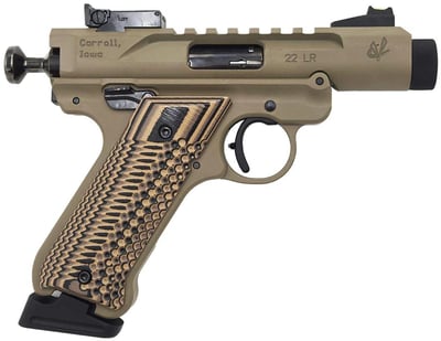 Volquartsen Mini Mamba 22 LR FDE 3" Threaded Barrel VF4H-0309 - $1599.0 