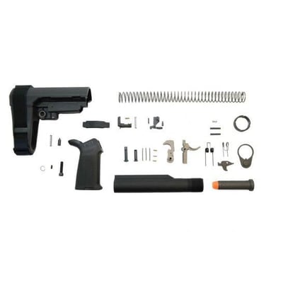 PSA 9mm SBA3 MOE EPT Pistol Lower Build Kit, Black - $149.99 + Free Shipping 