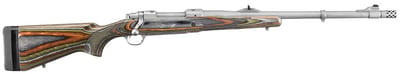 Ruger 47125 Hawkeye Guide Gun 375 Ruger 3+1 20" Matte Threaded Barrel, Matte Stainless Steel Receiver w/Integral Scope Mount, Green Mountain Adj LOP Laminate Stock, Right Hand - $1268.34