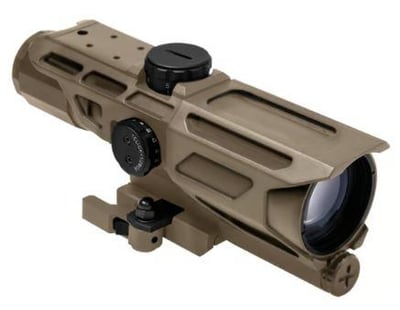 NcSTAR MARK III Gen3 Tactical 3-9x40 Mil Dot Riflescope P4 Sniper Reticle,Red/Blue Illimination,Green Lens Tan - $129.99 