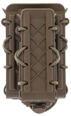 HSGI Polymer Double Decker TACO Rifle / Pistol Magazine Pouch w/ Universal Mount - Brown - $29.99