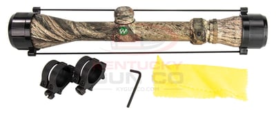 WEAVER 3-9X40 MOSSY OAK Brush Scope w/RINGS - $42.99