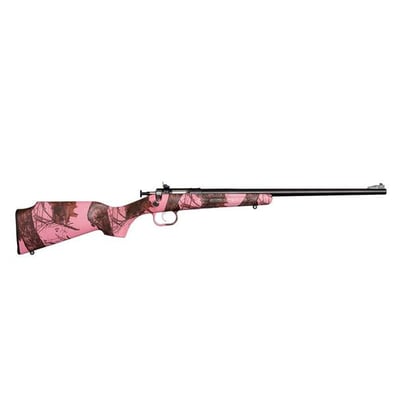 KEYSTONE SPORTING ARMS Crickett .22 LR 16.12in 1rd Mossy Oak Pink Blaze Rifle (KSA2161) - $129.99