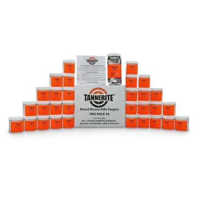 30-Pk. Tannerite 1/4-lb. Bricks Pro Pack - $61.19 (Buyer’s Club price shown - all club orders over $49 ship FREE)