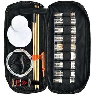 GLORYFIRE Gun Cleaning Kit for 12/ 20/50/ 410 Gauge Shotgun with Zippered Carring Case - $17.99 w/code "509TRE9O" (Free S/H over $25)