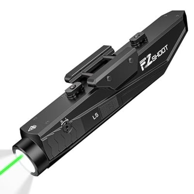 40% off EZshoot 1600 Lumens Rifle Flashlight, AR Light Laser Combo for Rifle, Anodized Aluminum Spot LED Rifle Light Compatible with M-Rail & Picatinny, USB Rechargeable Low Profile Weaponlight w/code W7IXAM9D + FREE Shipping