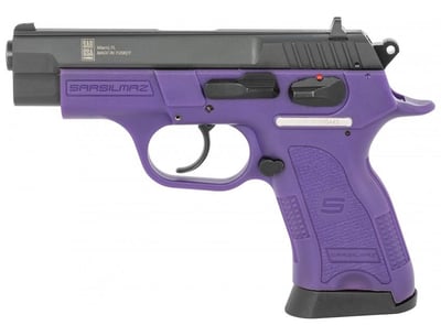 SAR USA B6C Compact 9mm 3.8" 13rd Pistol w/ Manual Safety - Violet / Black - $298.99
