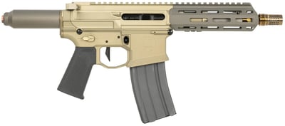 Q LLC Honey Badger 300 AAC Blackout 7" 30rd Pistol w/ Threaded Barrel FDE - $2395.59 (Email Price) (Free S/H on Firearms)