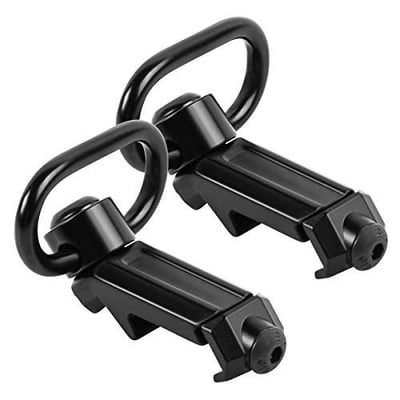 Gogoku 2-Pack Sling Adapter Sling Swivel 1.25 Inch Adapter Attachment Black - $6.99 50% off with code "SYGE99T4" + FREE Shipping