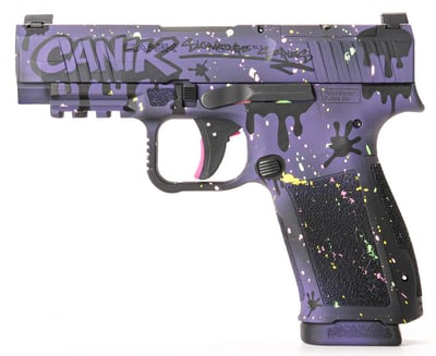 Canik Mete MC9 LS Midnight Drip, 9mm, 3.64" Barrel, 17 RDs, Purple/Black - $699.99 