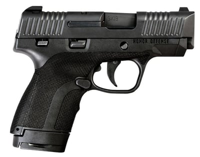 HONOR DEFENSE Honor Guard 9mm 3.2in Black 7rd - $449 (Free S/H on Firearms)