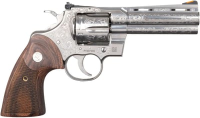 Colt Python .357 Mag Pistol 4.25" 6rd, SS Engraved - $1599.99 