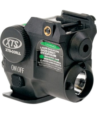 XTS Subcompact Green Pistol Laser and Flashlight Combo - $99.97 (Free Shipping over $50)