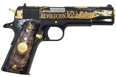 Colt SK Customs Government Model 1911 "Presidente Madero", 38 Super, 5" Barrel, 1-9rd Magazine, Pistol - $2650 