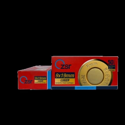 ZSR 9x19 Luger FMJ 115GR 50 Rounds - $9.49