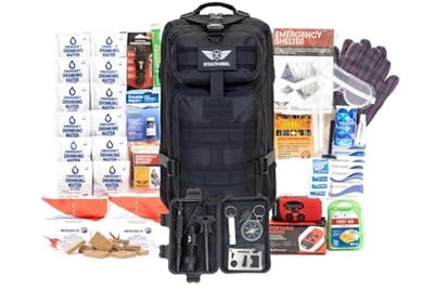 Stealth Angel 2 Person Black 72 Hour Emergency Kit - Survival Bag for Earthquakes, Hurricanes, and Other Natural Disasters - $99.29 + FREE Shipping