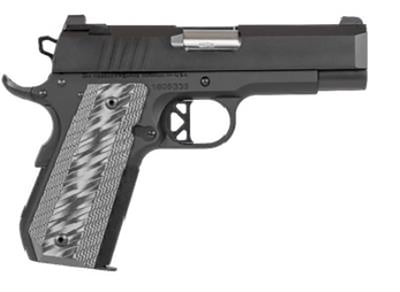 Dan Wesson 01884 EPC 9mm Luger 4" 9+1 Black Black Duty Stainless Steel Slide Black & Gray Tapered G10 Grip - $1448.99 