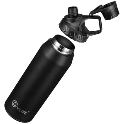 CVLIFE Insulated Water Bottle 32 Ounces Stainless Steel BPA Free Black - $13.99 w/code "Q4WL5SAB" + FREE Shipping