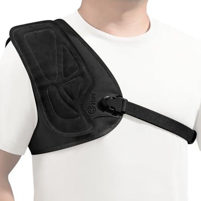 50% off CVLIFE Recoil Pad for Shotgun Recoil Pad for Rifle Shotgun Shoulder Pad for Shooting Thicken Adjustable Shooting Vest Black and Brown w/code I8BK47G2 + FREE Shipping