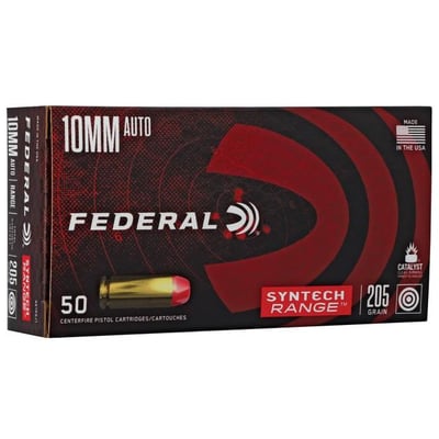 Federal American Eagle Syntech 10MM 205 Grain Total Synthetic Jacket 50 Rounds - $47.49 (Free S/H)