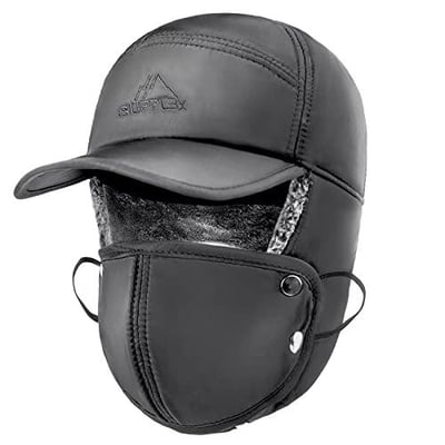 Winter Trapper Hats for Men Warm Trooper Hunting Hat with Ear Flaps Windproof Mask Ushanka Hat for Women - $9.99 + FREE Shipping