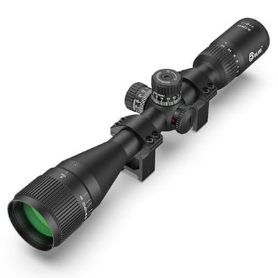 30% off CVLIFE EagleFeather AO Rifle Scope - Medium Range Scope with Locking Turret - Red and Green Illuminated 1" Tube Optics for Hunting, SFP Riflescope with Sunshade and Mount w/code HBOGZ2W3 - $55.99 + FREE Shipping