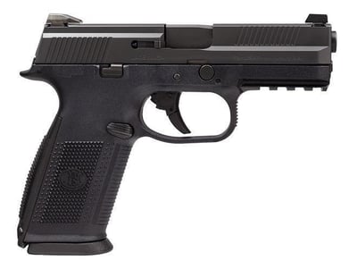 FN FNS-9 Pistol 9mm 4" 17 Rd W/ Night Sights, No Manual Safety, Black - $399.99