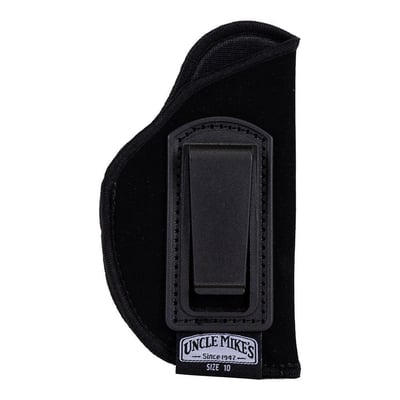 Uncle Mike's Size 10 Right Hand .22 to .25 Small Autos Inside-The-Pant Open Style Holster, Textured Black - $1.99