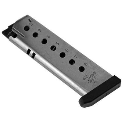 Sig Sauer P220 45 acp 8-round magazine - MAG-220-45-8 - $39.99 (FREE Shipping over $50)