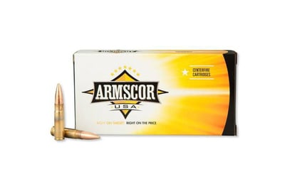 Armscor .300 BLK 147 Grain FMJ Rifle Ammo - 100 round box - ARM50446 - $64.99 (FREE Shipping over $50)