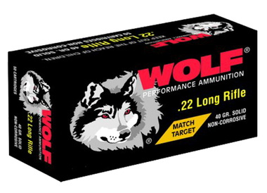 Wolf 22MTB Match 22LR Round Nose 40 GR Bulk 5000 Rds - $693.49 (Buyer’s Club price shown - all club orders over $49 ship FREE)