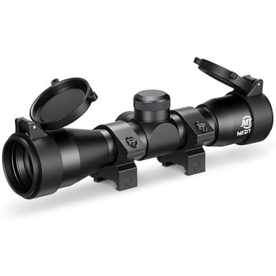 MidTen 4X32 Scope with Precise Turret, BDC Reticle for .22 Caliber Rifles, Second Focal Plane, 1 Inch Scope Ring - $31.99 w/code "LFQMFZWM" + FREE Shipping