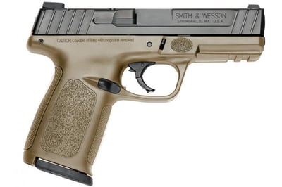 Smith and Wesson SD9 9mm FDE WD Sights Armornite Slide and BBL - $339.99