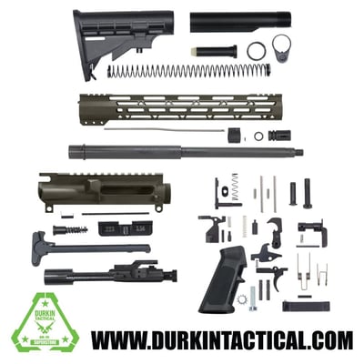 16″ 5.56/.223 OD Green Cerakote Build Kit - $294.39 with coupon code 20OFF 