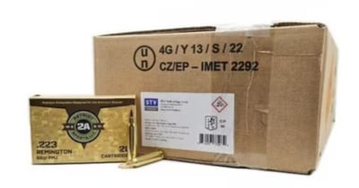 Patriot Sports Ammo .223 Rem 55gr FMJ 1,000rd Case - $399.99