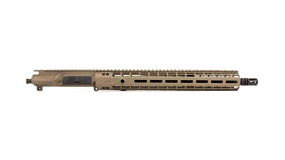 Aero Precision Complete Upper Receiver, M4E1, 5.56 Mid Barrel EM-15 HG, No BCG/Charging Handle, Gen 2, FDE Cerakote, 16in - $427.49 (Free S/H over $49 + Get 2% back from your order in OP Bucks)