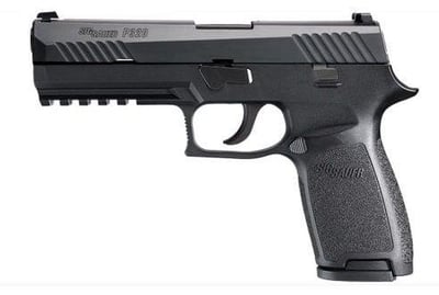 Sig Sauer P320 9mm Fullsize Pistol, 4.7" Bbl. 17rd, Night Sights, Nitron Slide - $399.99