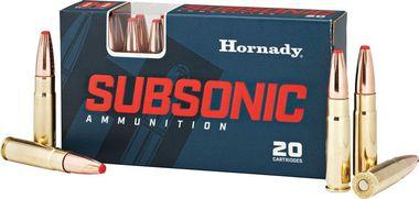 Hornady 80877 Subsonic 300 AAC Blackout/Whisper (7.62x35mm) 190 GR Sub-X 20 rounds-flat rate shipping $14.95 - $18.19