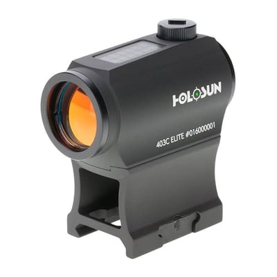 HOLOSUN Solar/Battery 2 MOA Green Dot 20MM Micro Sight BLK - $149.99