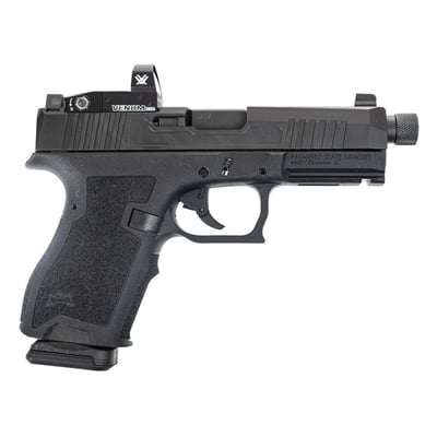 PSA Dagger Compact 9mm Pistol With Extreme Carry Cut Doctor Slide, Threaded Barrel, & Vortex Venom 3MOA Red Dot, Black DLC - $429.99 