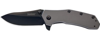 Backorder - Kershaw black Median Titanium Flipper Knife - $19.99 (Free Shipping over $50)