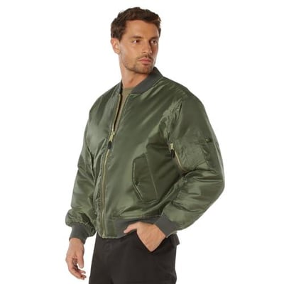 Rothco MA-1 Flight Jacket – Iconic Bomber Style Cold Weather Coat Windbreaker, Sage Green, 3XL - $26.45 + FREE Shipping