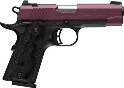 Browning 1911-380 Black Label .380 ACP 8rd Pistol, Full Size, Black Cherry - $689.99