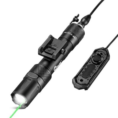 25% off CVLIFE 1900 Lumens Rifle Laser Light Combo with Pressure Switch for Picatinny Rail, Ar Light Laser Combo with Strobe Mode, Rechargeable Rifle Flashlight High Lumen Tactical Flashlight w/code 6BBY9B2J + FREE Shipping