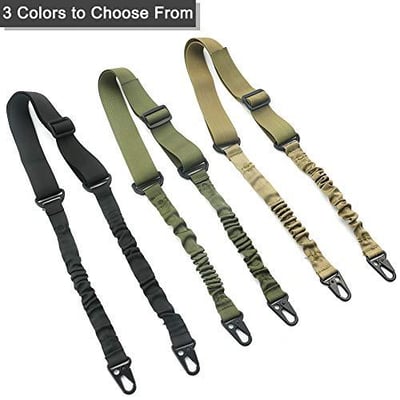 Feyachi 2 Point Rifle Sling/Gun Sling with Adjustable Shoulder Strap Black (Black, Army Green, Khaki) - $7.60 (Free S/H over $25)