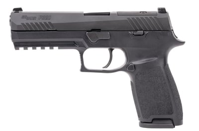 Sig Sauer P320 Pistol 9mm 4.7" Barrel 17rd Optic Ready Black - $399.99 