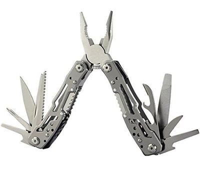 12-in-1 Multi Tool Pliers Portable Outdoor Folding Pocket Multitool with Nylon Sheath, Knife, Pliers, - $8.99 + FS over $25 (Free S/H over $25)