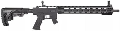 Derya TM22.Flash .22 LR 18" Threaded Barrel 10rd Rifle, Adjustable Stock, Black Anodized - $159.25 