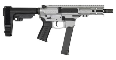CMMG Banshee MKGS 9mm AR-15 Pistol with Titanium Cerakote Finish - $1438.27 